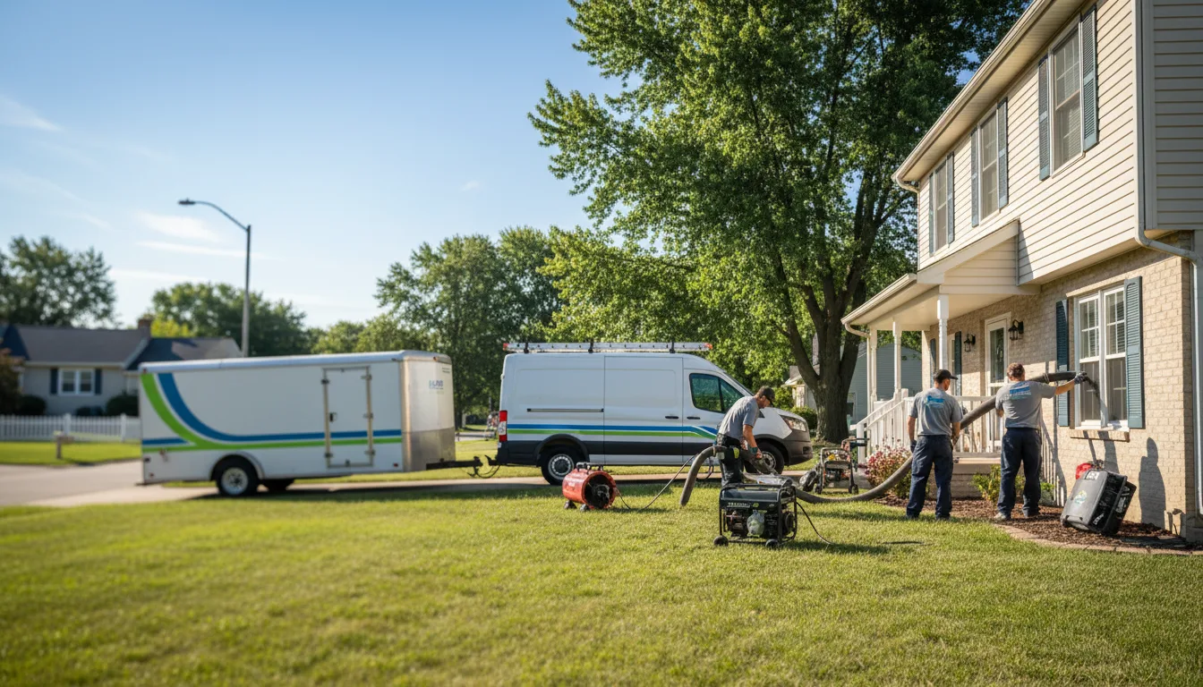 Flooded Basement Restoration And Cleanup With Repair in Wolbach, NE near me